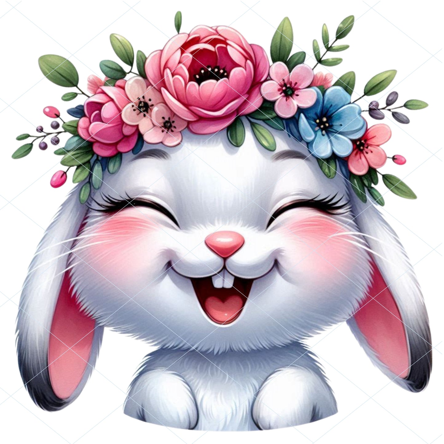 18 Floral Bunny