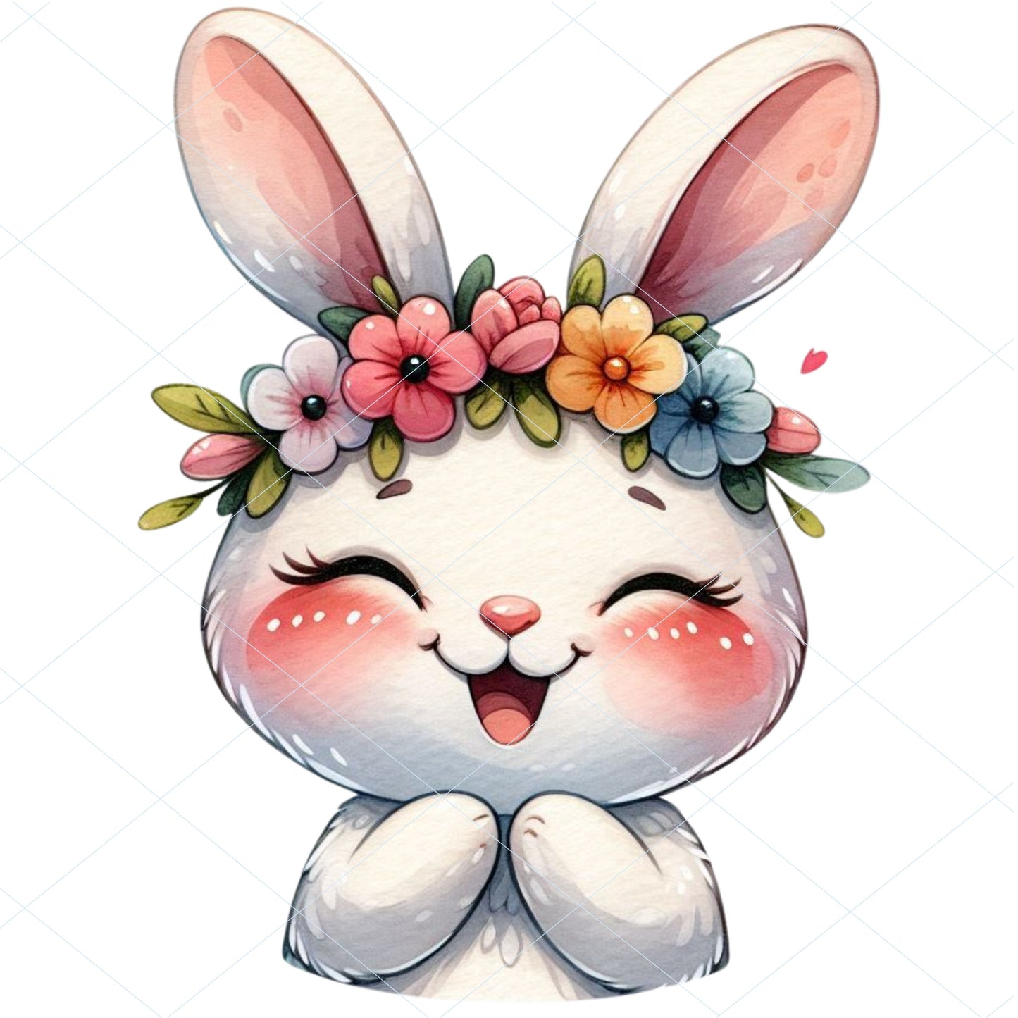 18 Floral Bunny