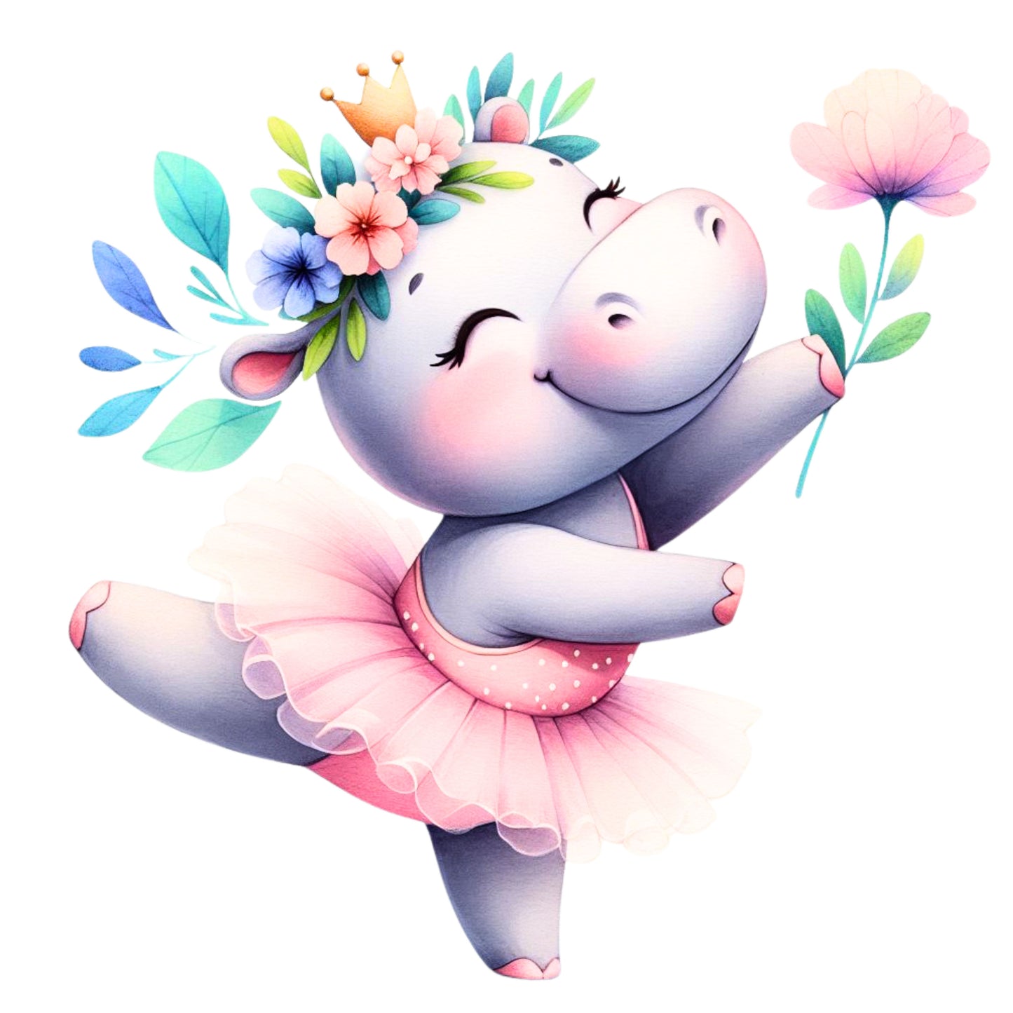 15 Ballerina Hippo
