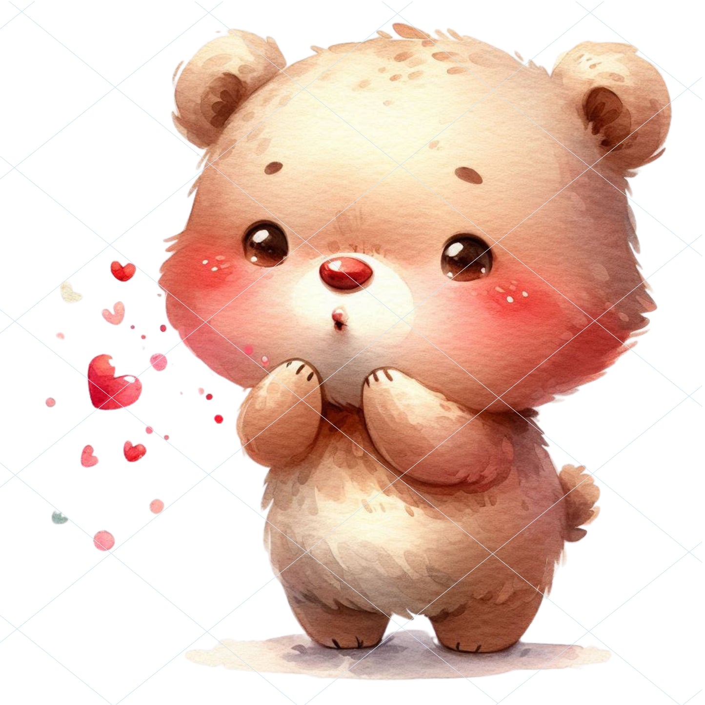 20 Bear Kiss Clipart - PNG, JPG