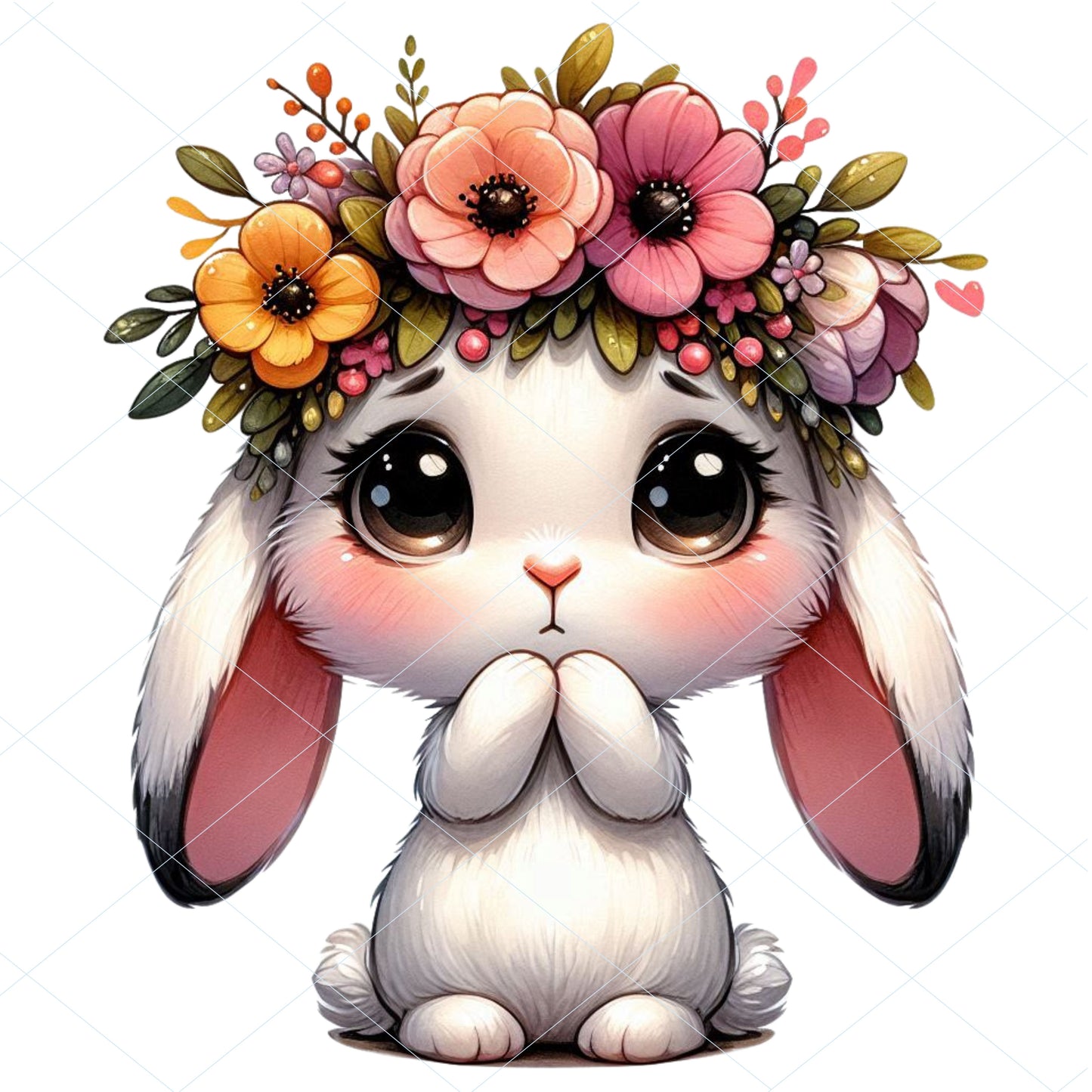 18 Floral Bunny