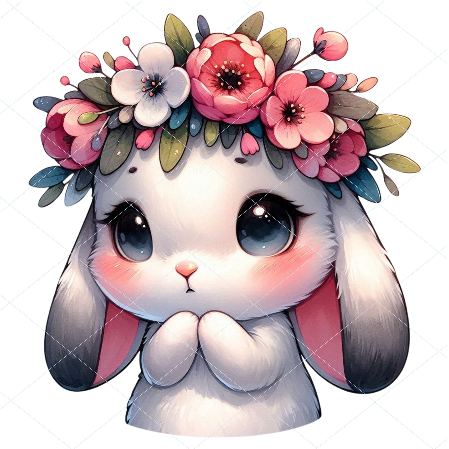 18 Floral Bunny