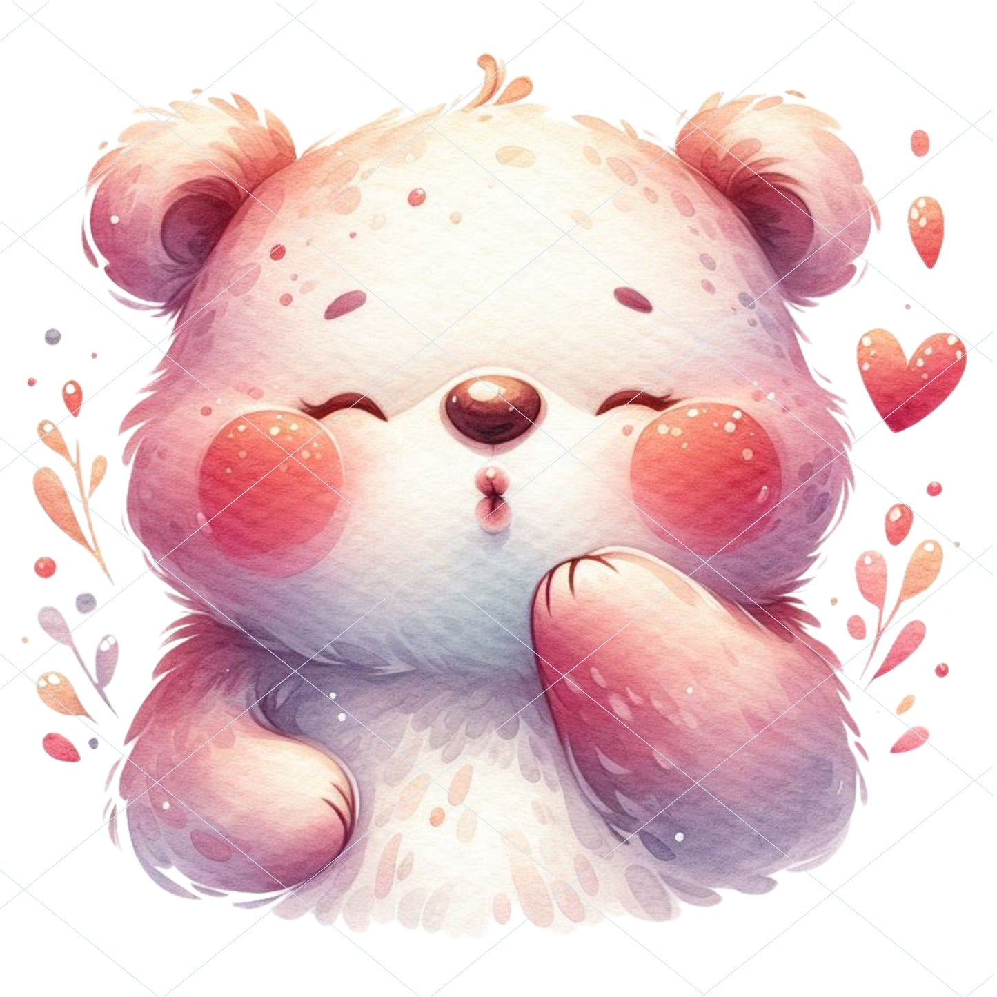20 Bear Kiss Clipart - PNG, JPG