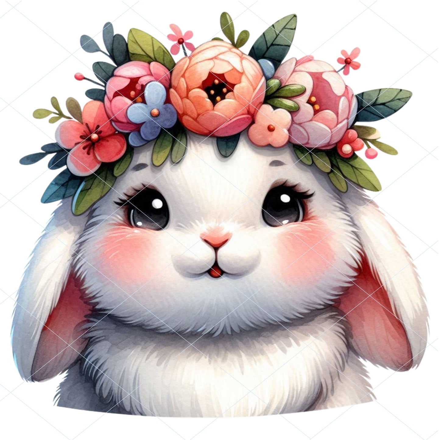 18 Floral Bunny