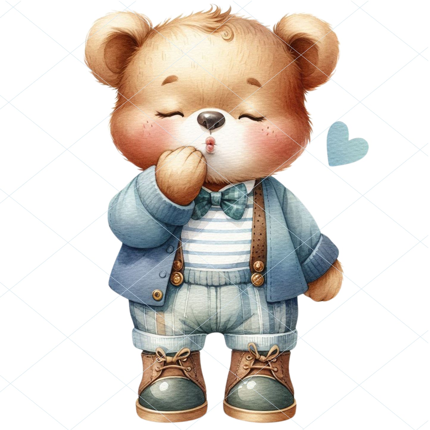 20 Bear Kiss Clipart - PNG, JPG