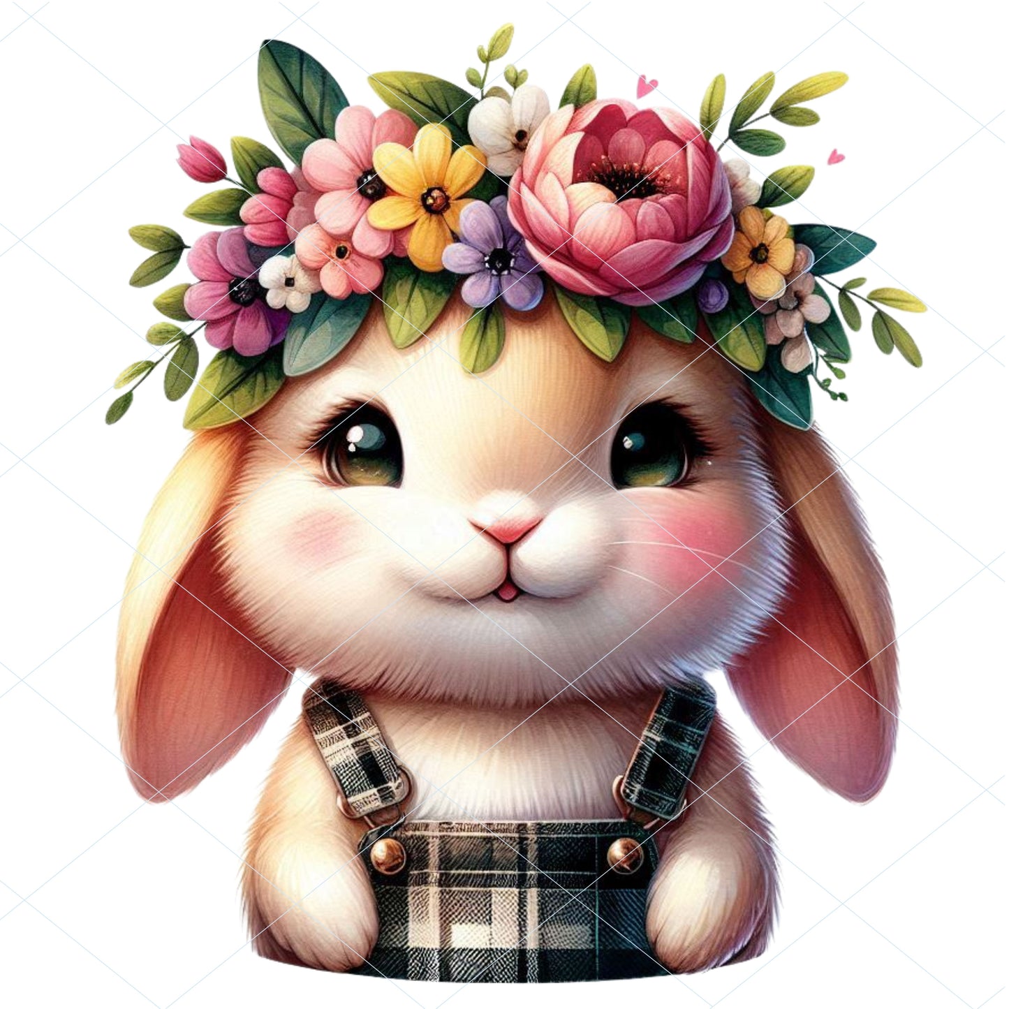 18 Floral Bunny