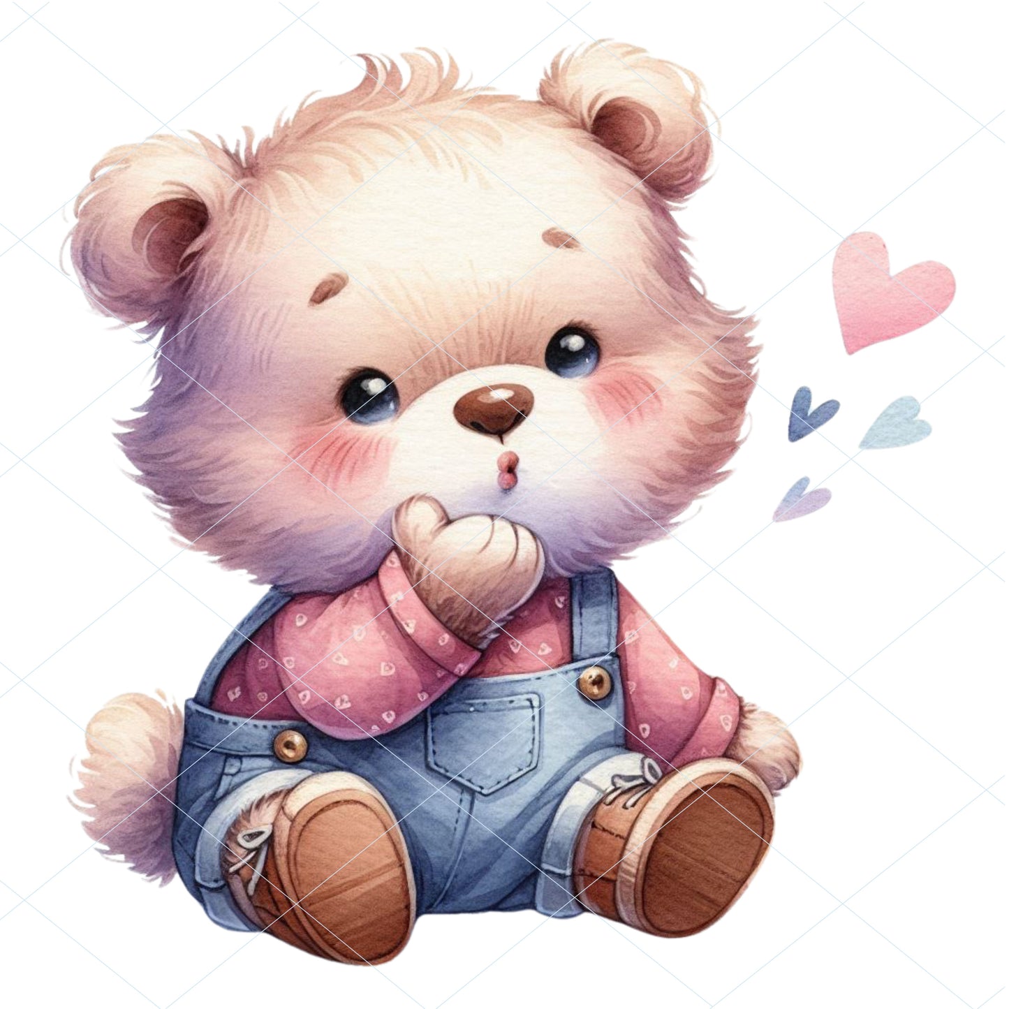 20 Bear Kiss Clipart - PNG, JPG