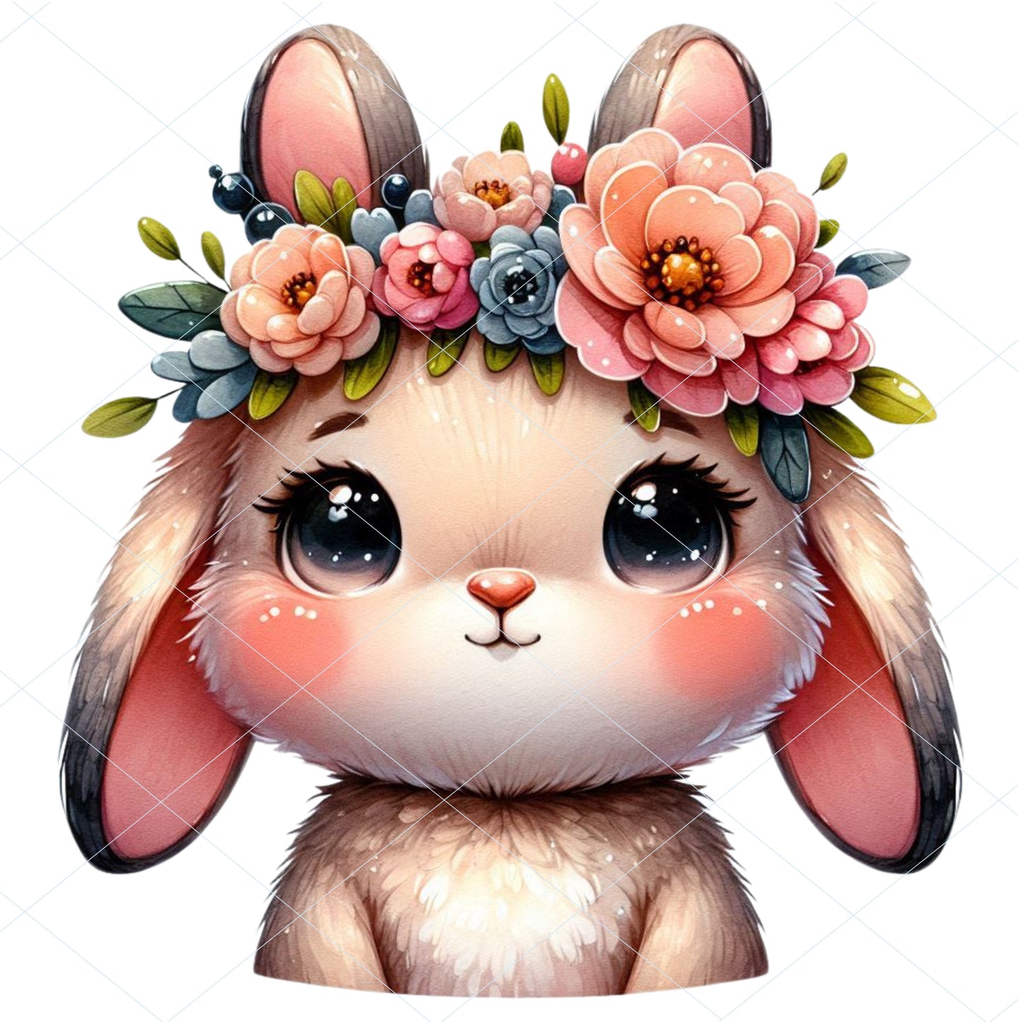 18 Floral Bunny