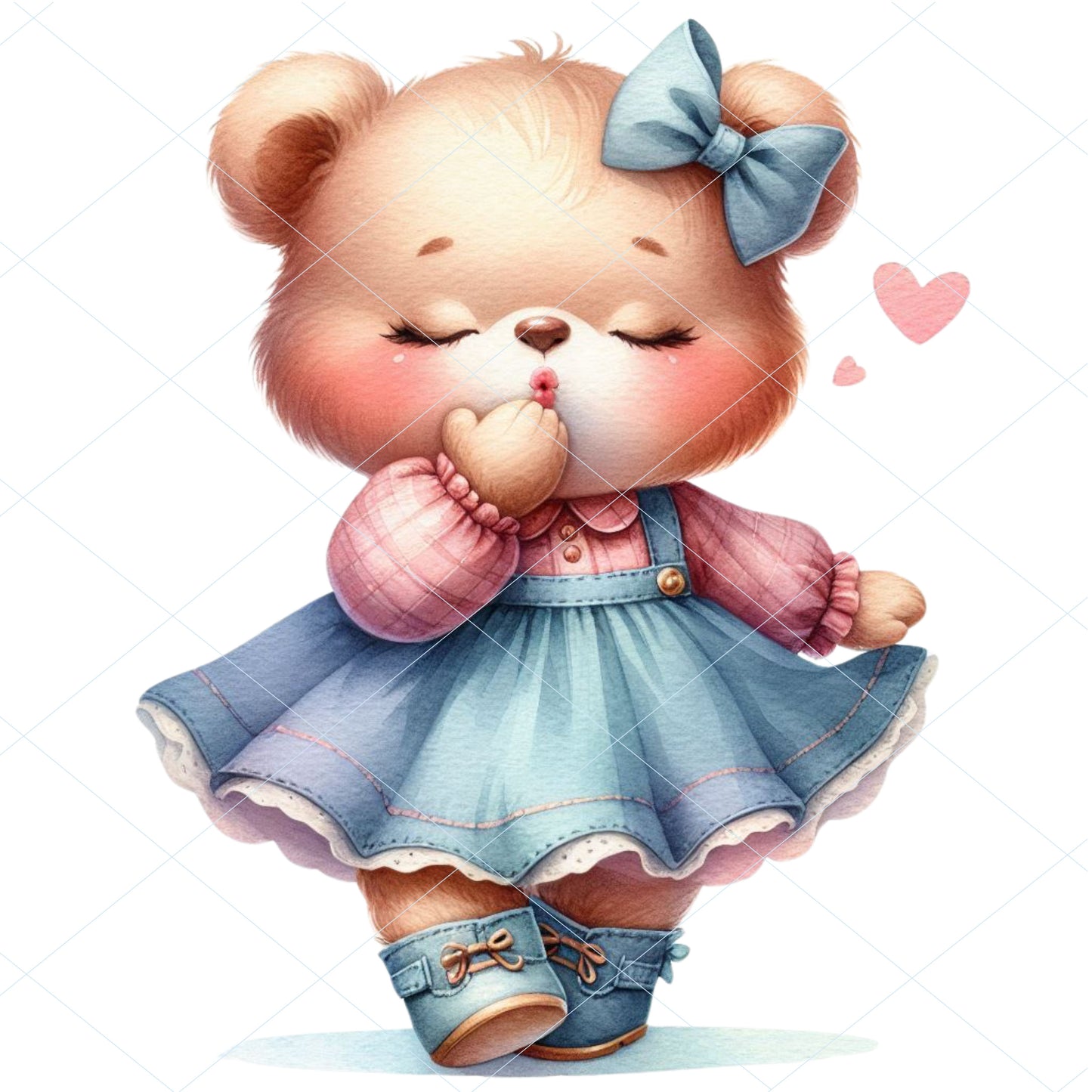 20 Bear Kiss Clipart - PNG, JPG