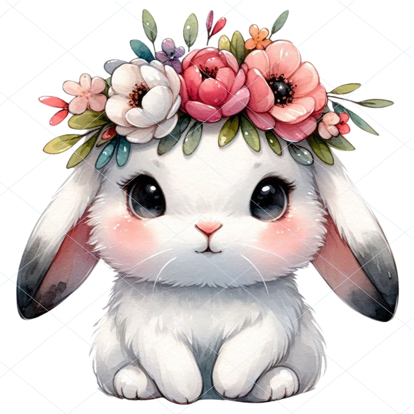 18 Floral Bunny