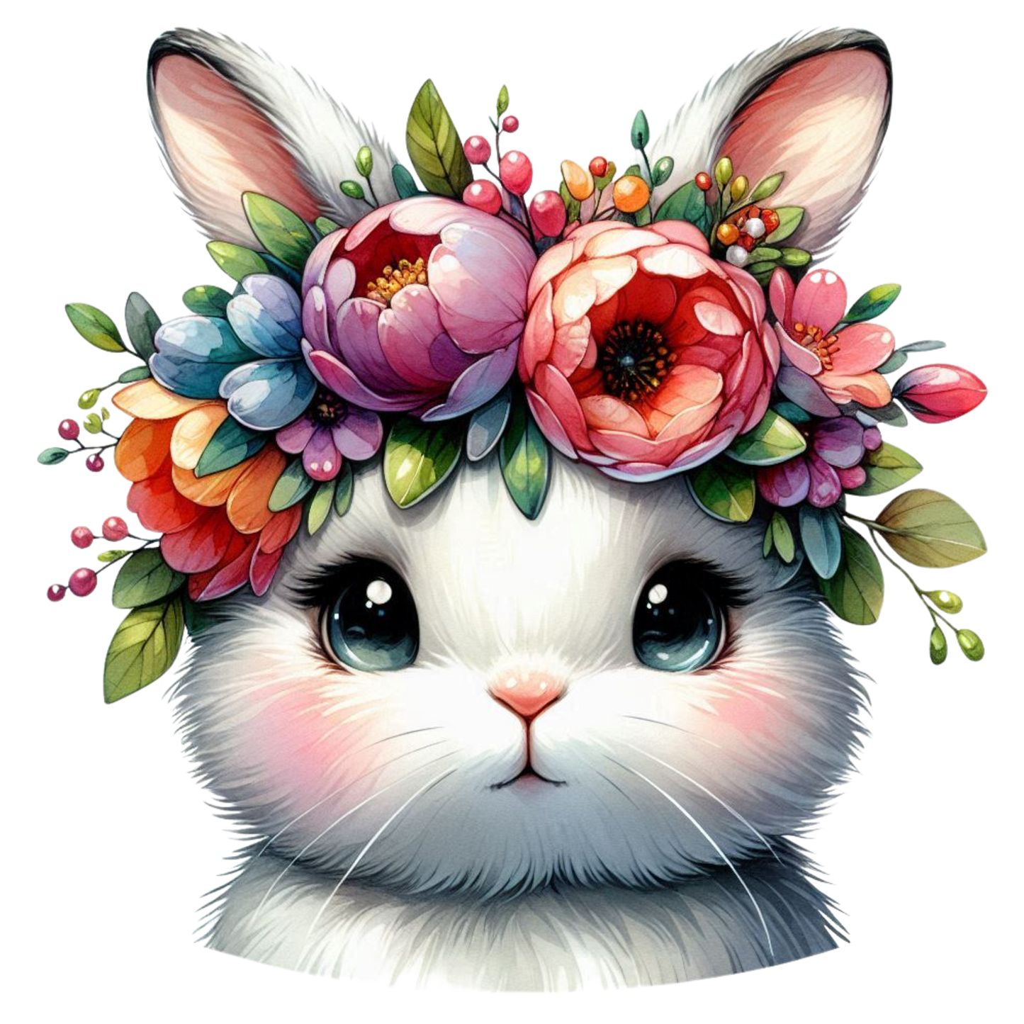 18 Floral Bunny