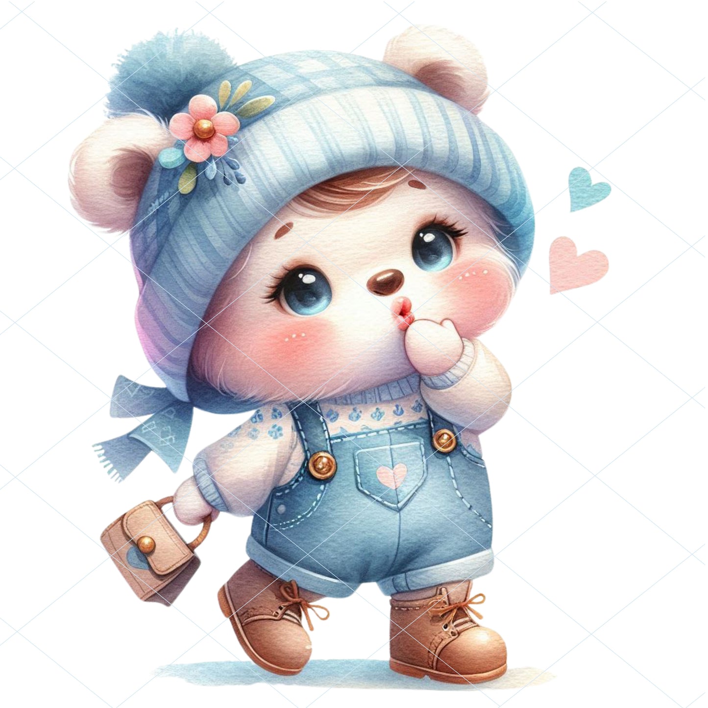 20 Bear Kiss Clipart - PNG, JPG