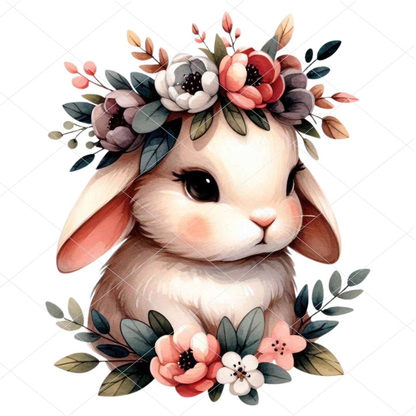 18 Floral Bunny