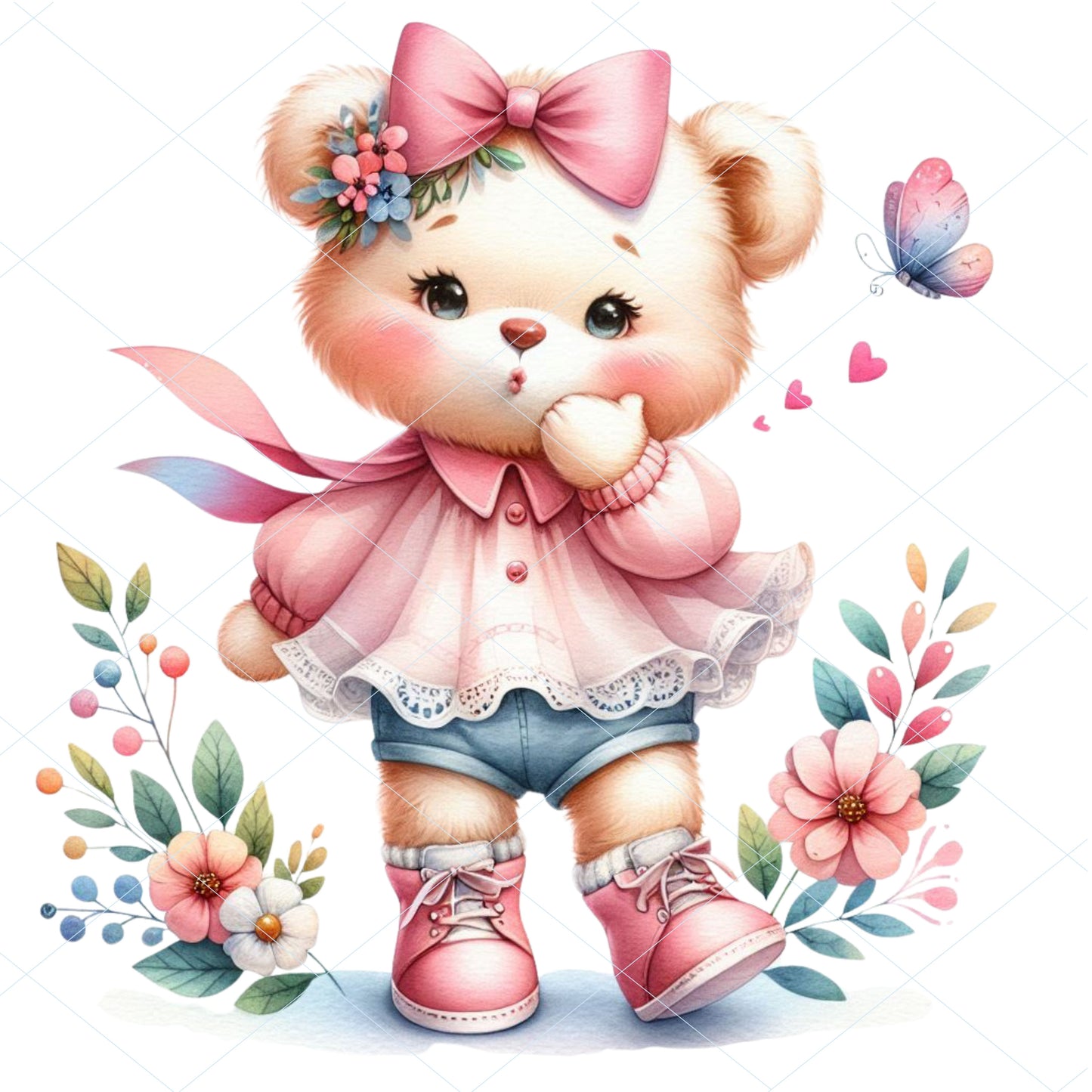 20 Bear Kiss Clipart - PNG, JPG