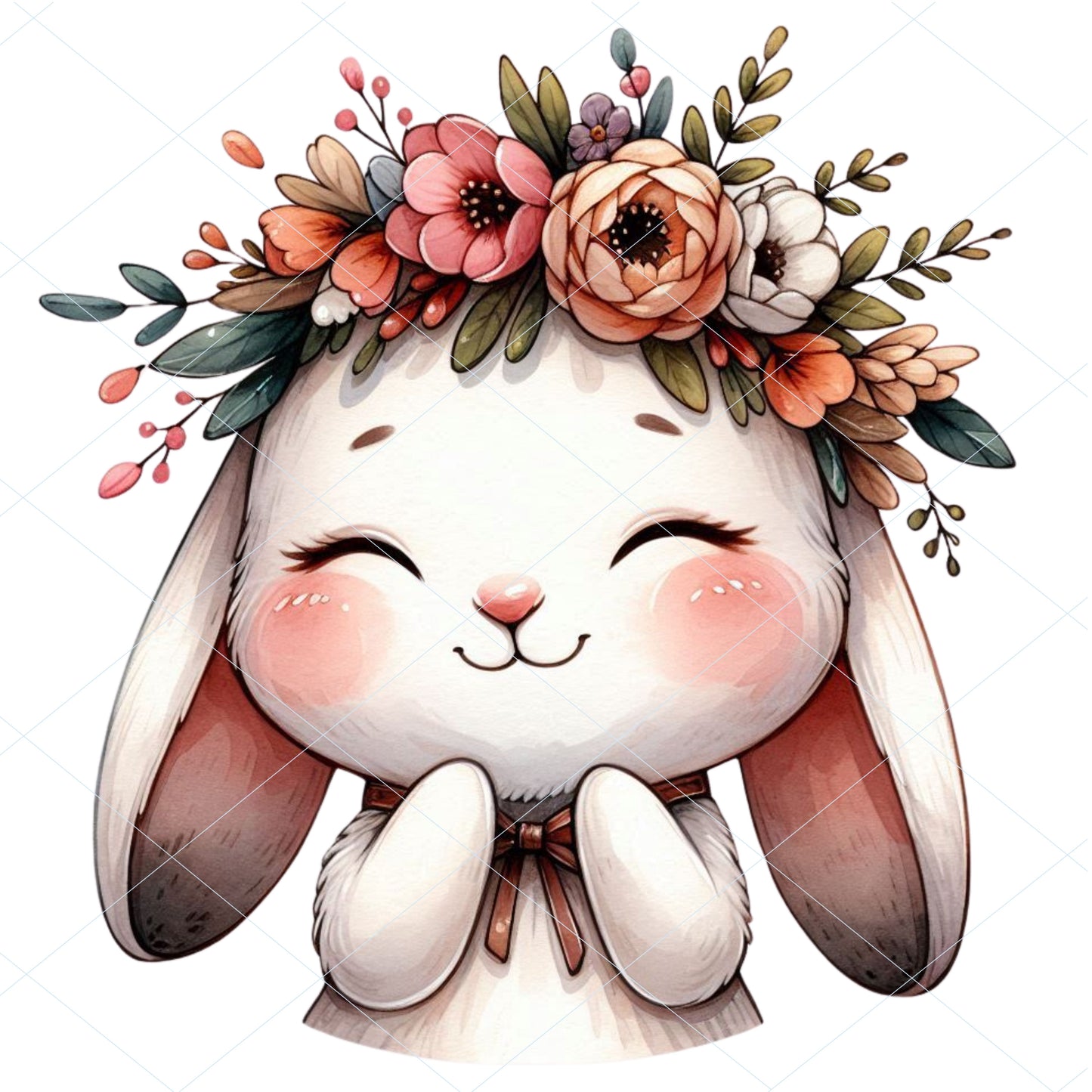 18 Floral Bunny
