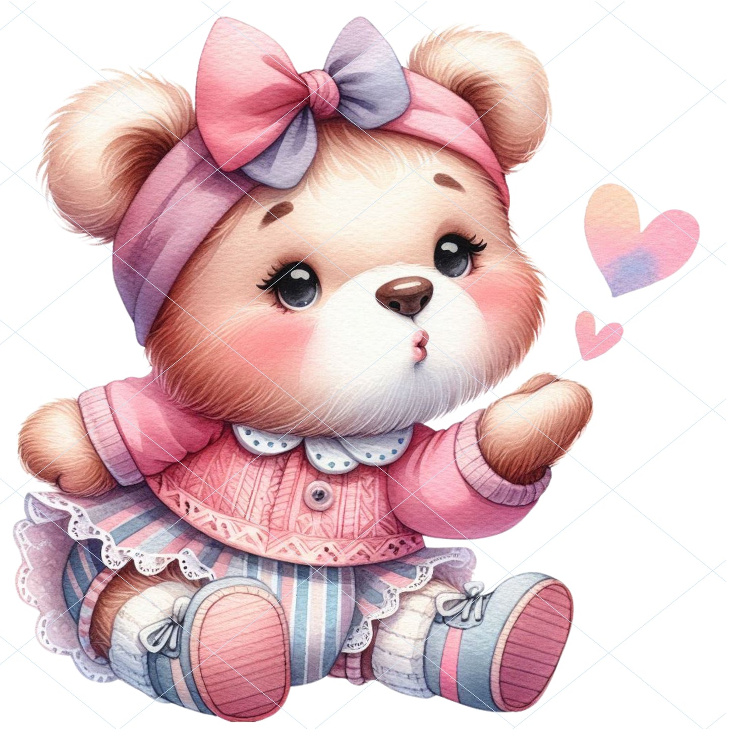 20 Bear Kiss Clipart - PNG, JPG