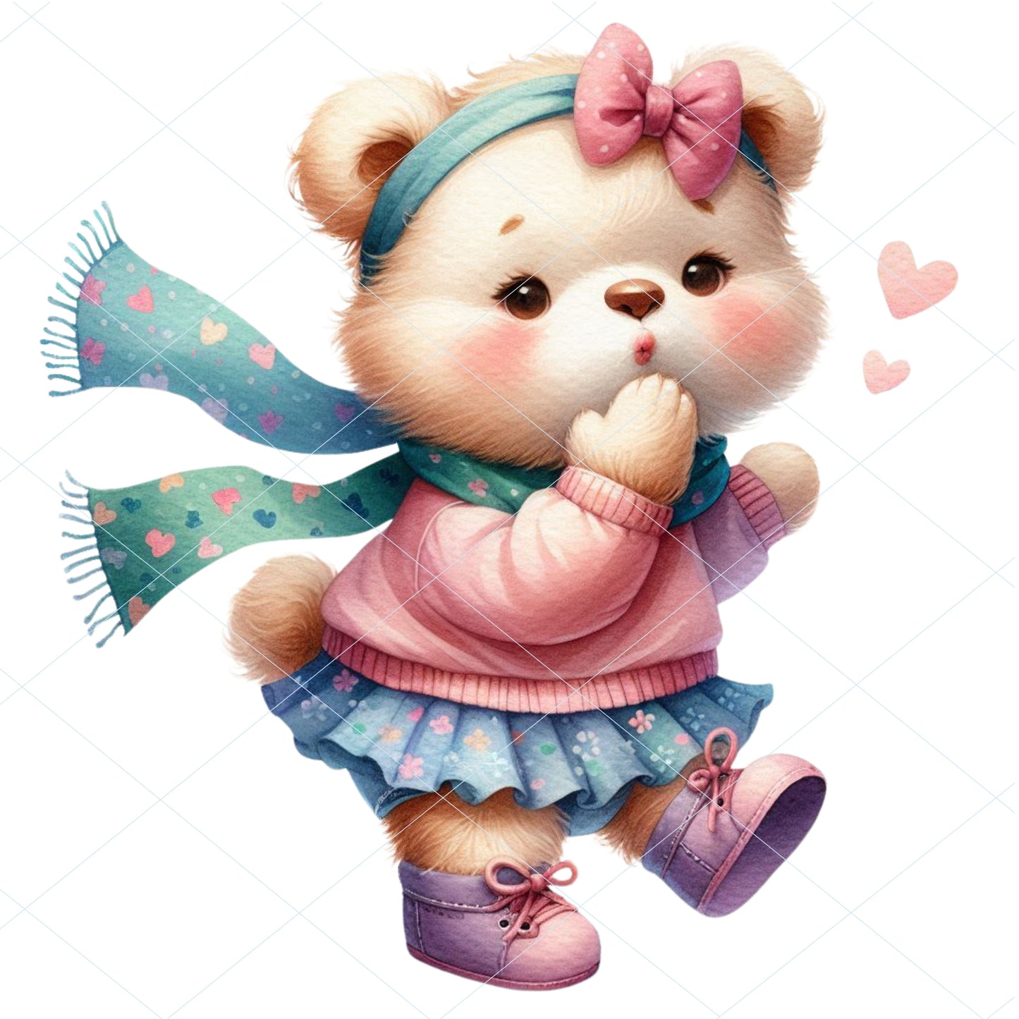 20 Bear Kiss Clipart - PNG, JPG