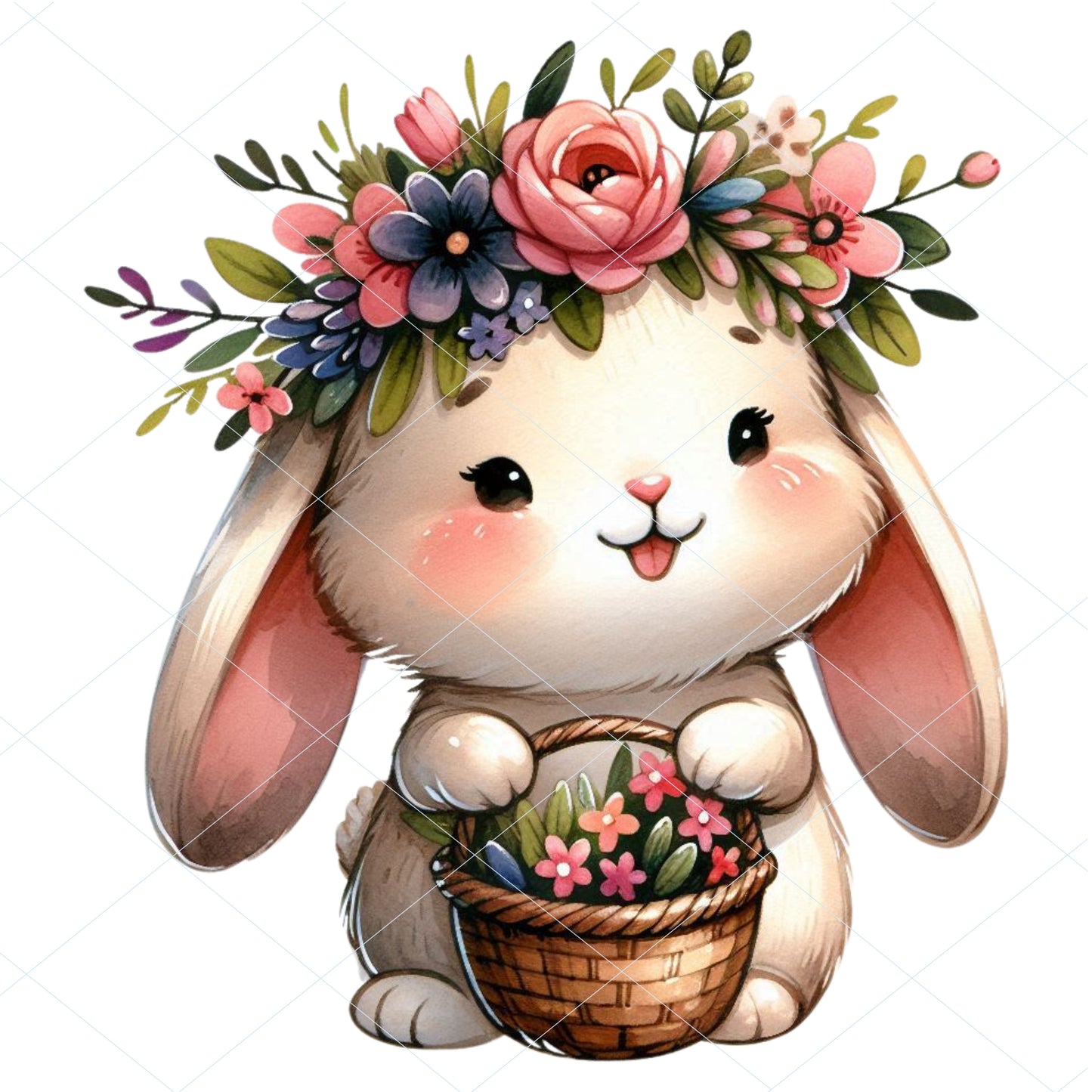 18 Floral Bunny