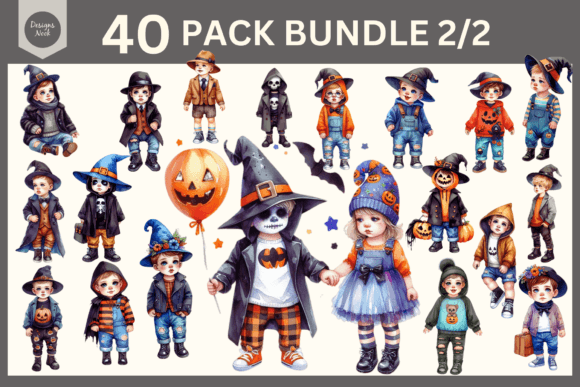 Halloween Fashion Boy Illustrations