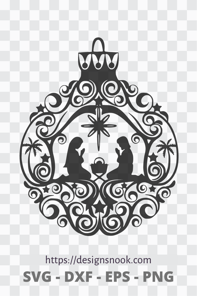 nativity scene silhouette png