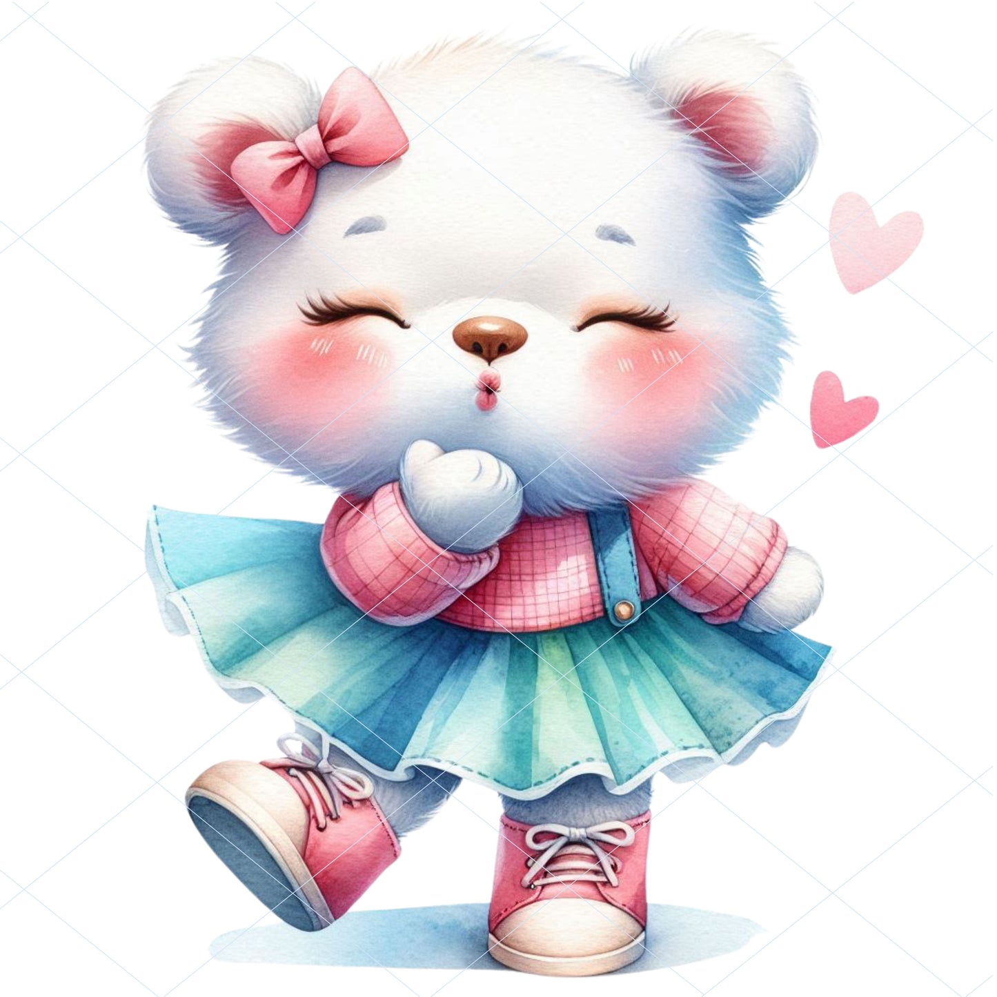 20 Bear Kiss Clipart - PNG, JPG