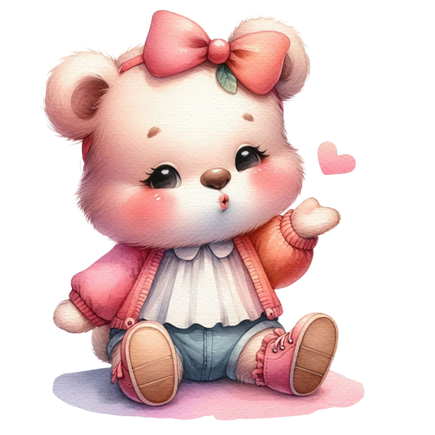 20 Bear Kiss Clipart - PNG, JPG