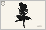 Cute Fairy SVG File Clipart Silhouette
