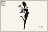 Pregnant Fairy SVG File Clipart Silhouette