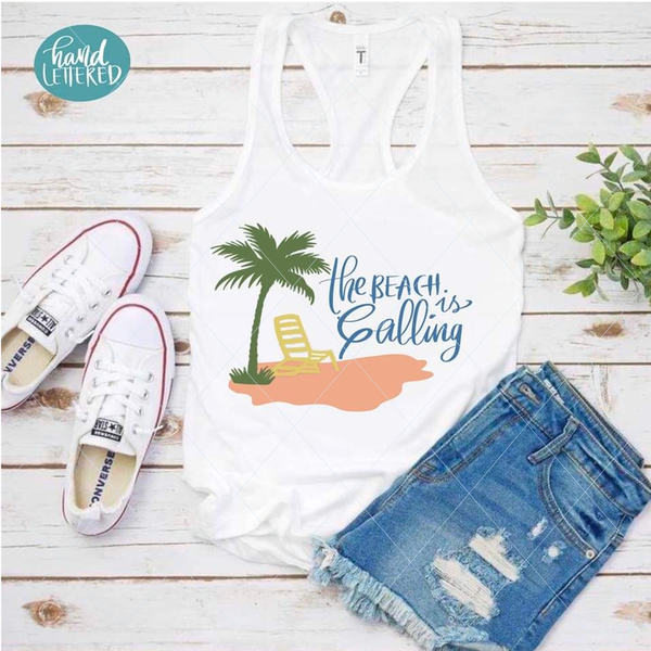 The Beach is Calling - SVG
