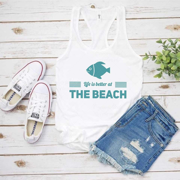 Life is better at the beach - SVG