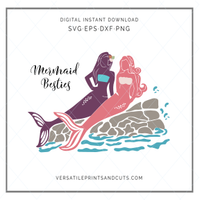 Mermaid Besties - SVG