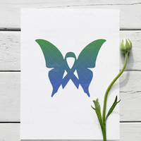 Butterfly ribbon - SVG