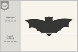 Flying Bat SVG, Halloween PNG Clipart