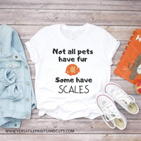 Not all pets have fur, some have scales - SVG