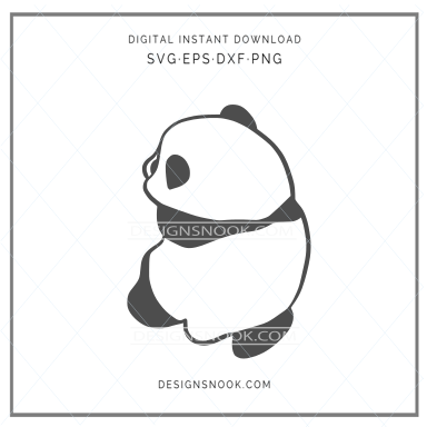Dancing Panda - SVG