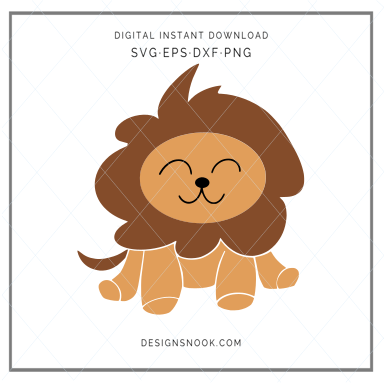 Baby Lion - SVG