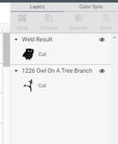 Cute owl svg, owl on a tree branch, owl cut file, owl vector, owl love, owl intricate design, clip art stencil template sticker decal 1126