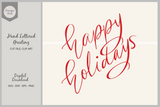 Hand lettered SVG, Holiday Greeting