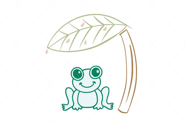 Frog svg, cute frog design cut file for Cricut and other cutting machines, DXF Silhouette, vector fast downloads, happy PNG clipart D16