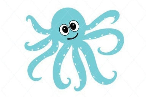 Octopus svg, cute octopus design cut file, baby octopus for Cricut and other cutting machines, Silhouette, vector downloads, PNG clipart D18