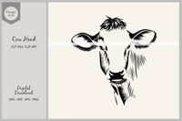 Cow Head SVG