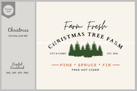 Christmas Tree Farm SVG