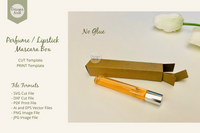 Lipstick Box SVG Template, Stick Perfume Box Cut File Print File