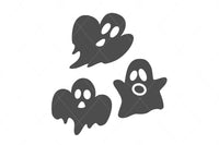 Cute ghost, ghost cut file, happy ghost, ghost svg, ghost vector, ghost clipart, ghost clip art, stencil template digital download D22