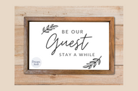 Be Our Guest SVG