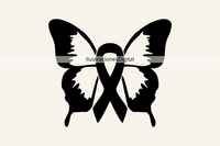 Butterfly RIbbon SVG