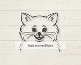 Smiling Cat SVG