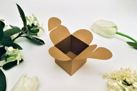 Heart Shaped Cube Box Template - SVG, DXF, PDF File