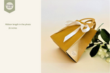 Ribbon Shopping Gift Bag Template - SVG DXF PDF EPS AI PNG