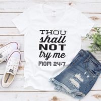 Thou shall not try me - SVG